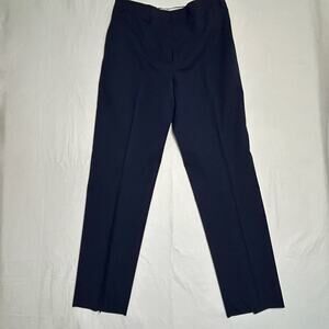 Lauren Ralph Lauren Slim Fit Pants Mens 38 x 34 Wool Navy Blue Dress Formal VTG